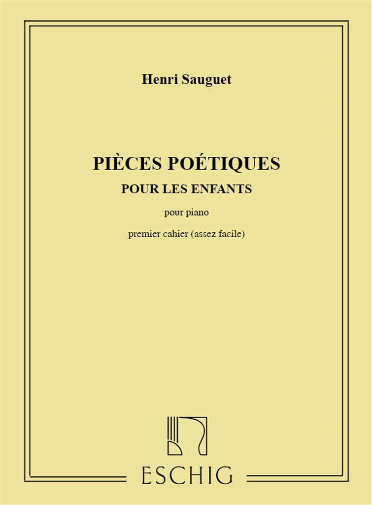 Pieces Poetiques N 1 Piano